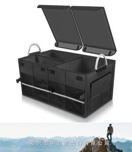 Car Trunk Organizer, Collapsible Vehicle Cargo Storage Bin