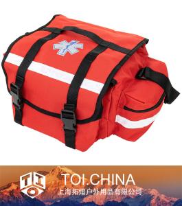 Firefighter EMS EMT Fire Bag, First Aid Rescue Trauma Bag