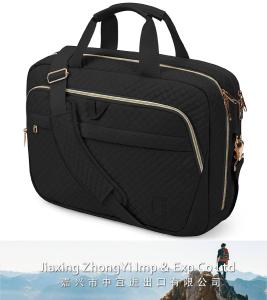 Laptop Bag, Large Expandable Briefcase