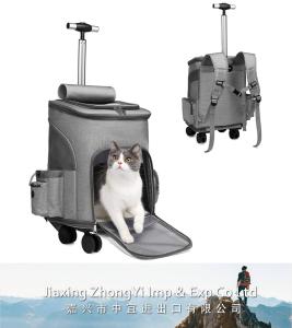 Pet Rolling Carrier Backpack