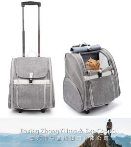 Pet Rolling Carrier, Dog Backpack