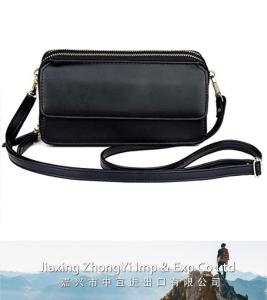 RFID Crossbody Wallet, Wristlet Purse