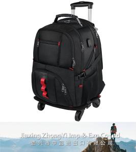 Rolling Backpack, Computer Rucksack